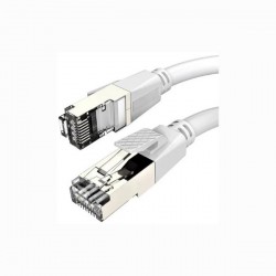 5m Network Cable CAT6E RJ45 UTP Patch Fast Ethernet LAN White Shielded Connectors